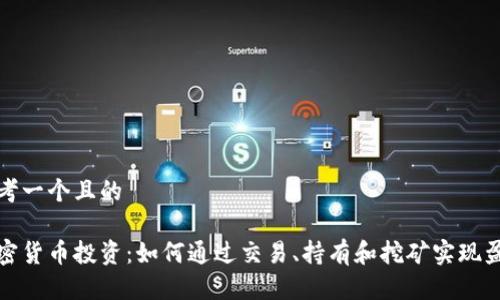 思考一个且的  

加密货币投资：如何通过交易、持有和挖矿实现盈利