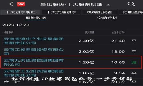 如何创建TP数字钱包账号：一步步详解