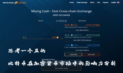 思考一个且的

比特币在加密货币市场中的影响力分析